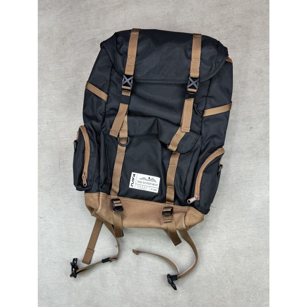 Kavu Camp Sherman 18 L Black Brown Backpack Daypack Travel Bag SOLD OUT